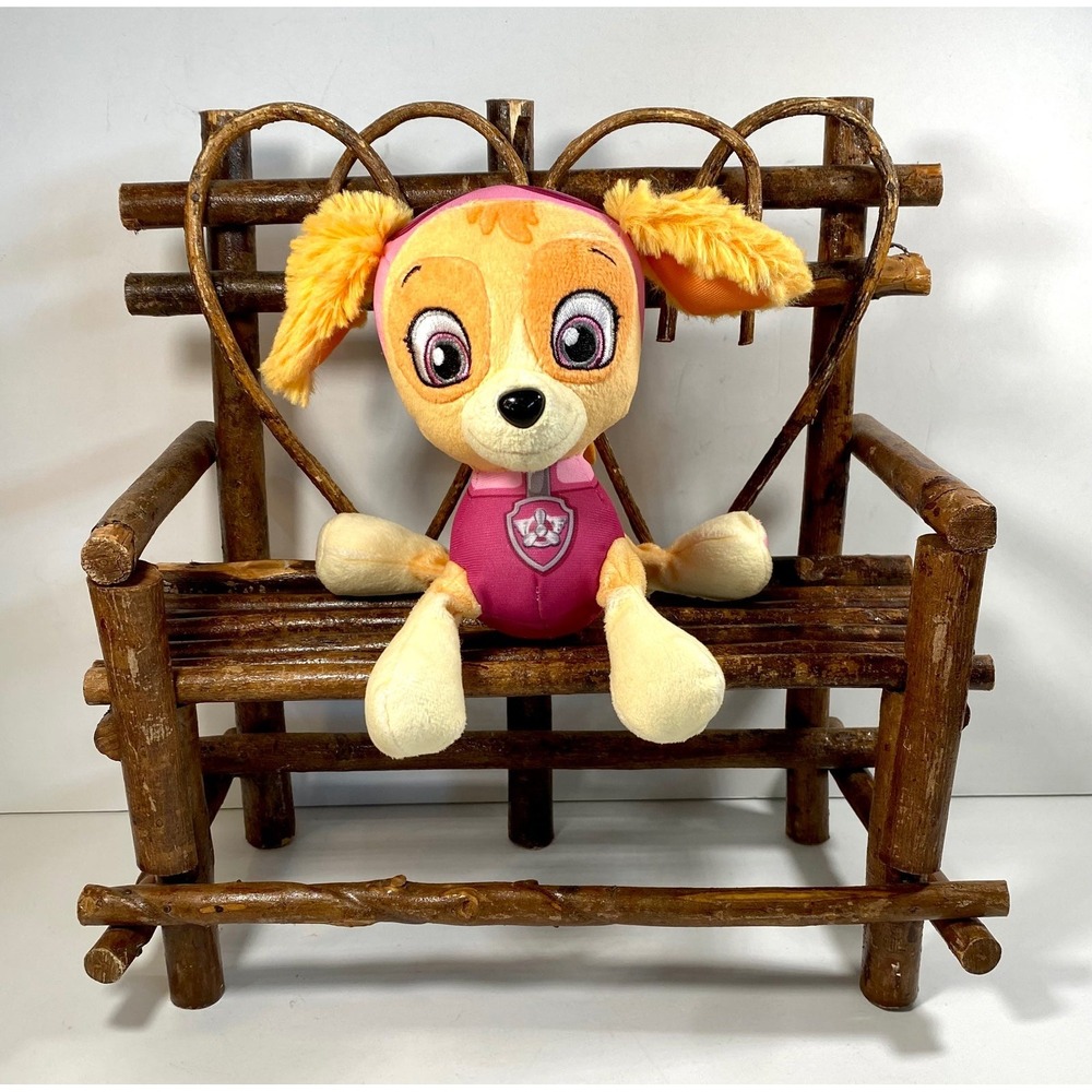 Paw Patrol Skye Plush Pink Rescue Dog Stuffed Animal 7 inch Spin Master